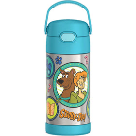 THERMOS FUNtainer 12oz bottle with straw keeps drinks cold up to 12 hours