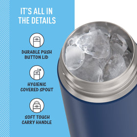 THERMOS FUNTAINER durable 18-8 stainless steel for everyday use.