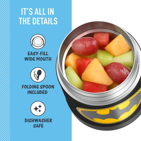THERMOS FUNtainer Batman 10oz durable stainless steel for daily school use.