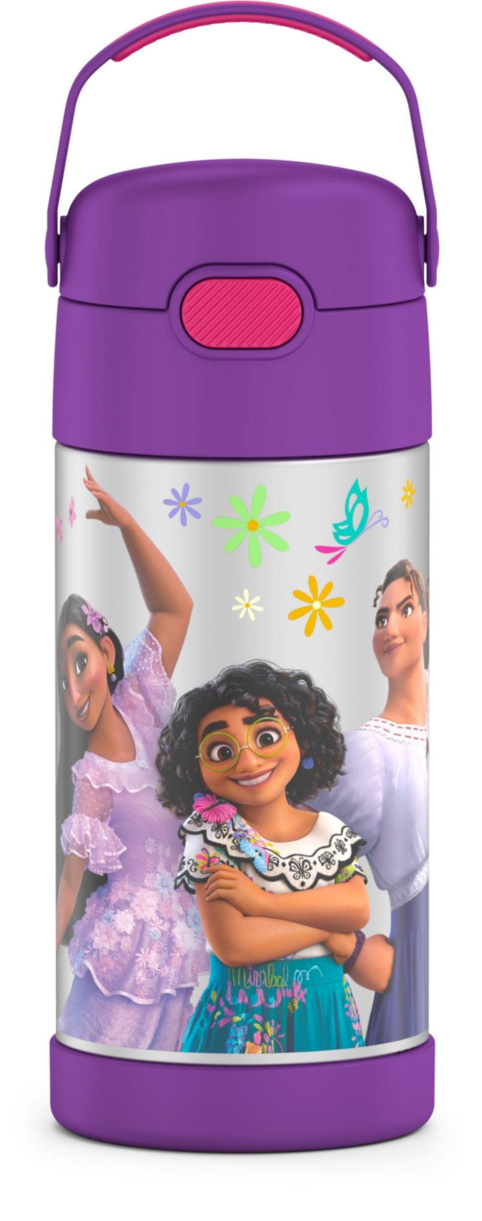 THERMOS FUNTAINER 12oz stainless bottle keeps drinks cold for school days