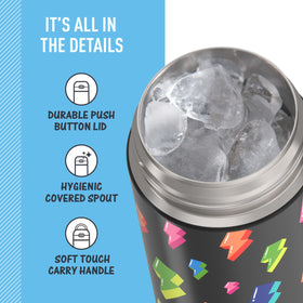 THERMOS FUNTAINER integrated carry handle with soft-touch grip for simple transport.