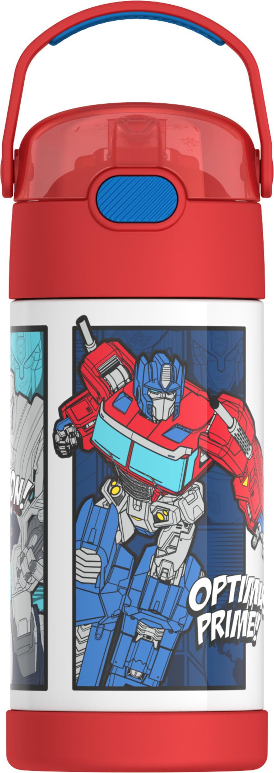 THERMOS FUNtainer bottle with straw keeps drinks cold for school and play
