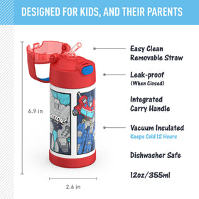 THERMOS FUNtainer carry handle with soft-touch grip for easy transport