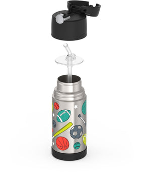 THERMOS FUNTAINER keeps drinks cold for hours, ideal for outdoor activities.