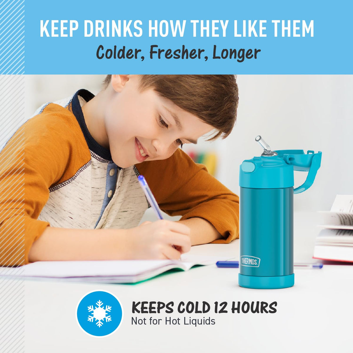 THERMOS FUNTAINER dishwasher-safe design for quick cleaning after school activities