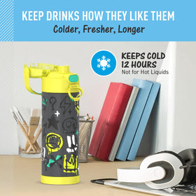 THERMOS FUNtainer dishwasher-safe design supports easy cleaning after school lunches.
