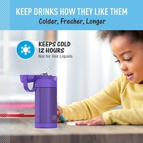 THERMOS FUNtainer dishwasher-safe straw bottle