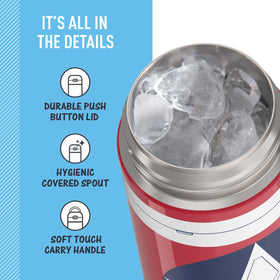 THERMOS FUNTAINER durable stainless steel construction withstands daily wear