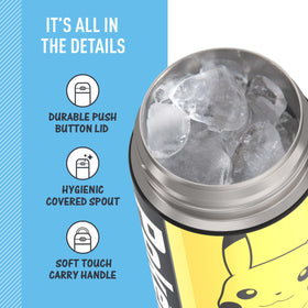 THERMOS Funtainer hygienic covered-spout keeps germs away during play.