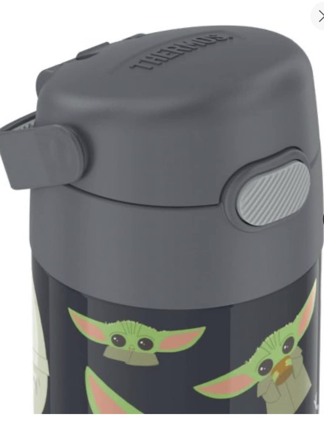 THERMOS FUNTAINER kid-friendly lid eases opening for small hands.