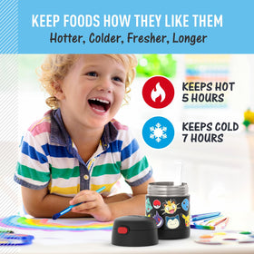 THERMOS FUNtainer Pokemon with yogurt and berries illustrating cold snack freshness.