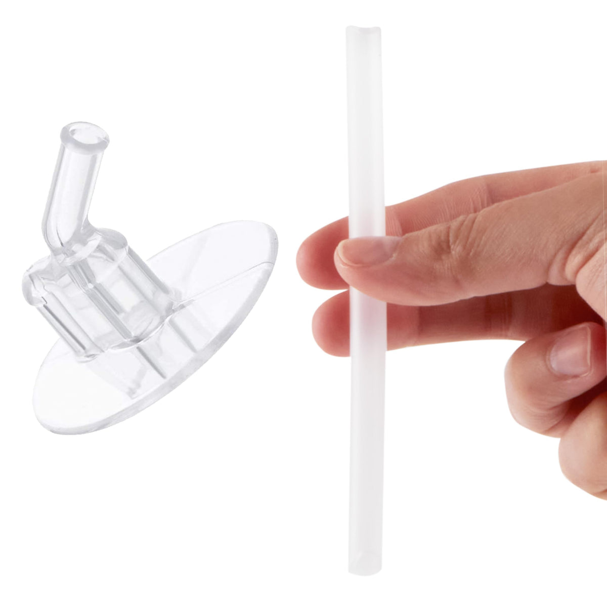 Removable straw components for THERMOS FUNtainer cleaning