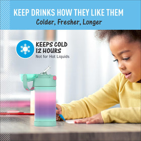 THERMOS FUNTAINER removable straw shown for easy cleaning and hygiene