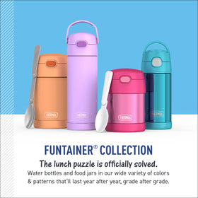 THERMOS FUNTAINER unicorn blooms push-button lid for quick sipping