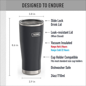 THERMOS ICON SERIES top-rack dishwasher safe for convenient cleaning
