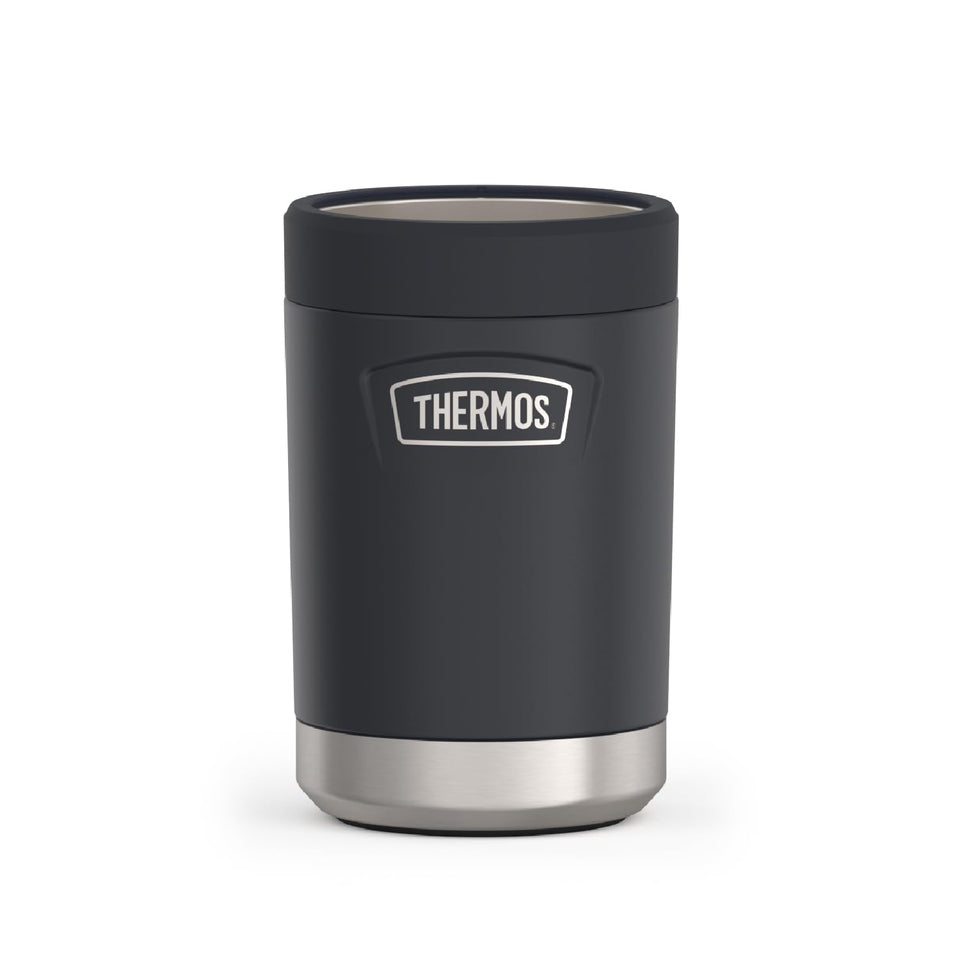 THERMOS ICON SERIES granite 12oz can insulator keeps drinks cold on the go.