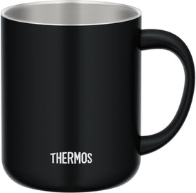 THERMOS JDG-452C mug handle view emphasizes comfortable, easy grip for commutes.