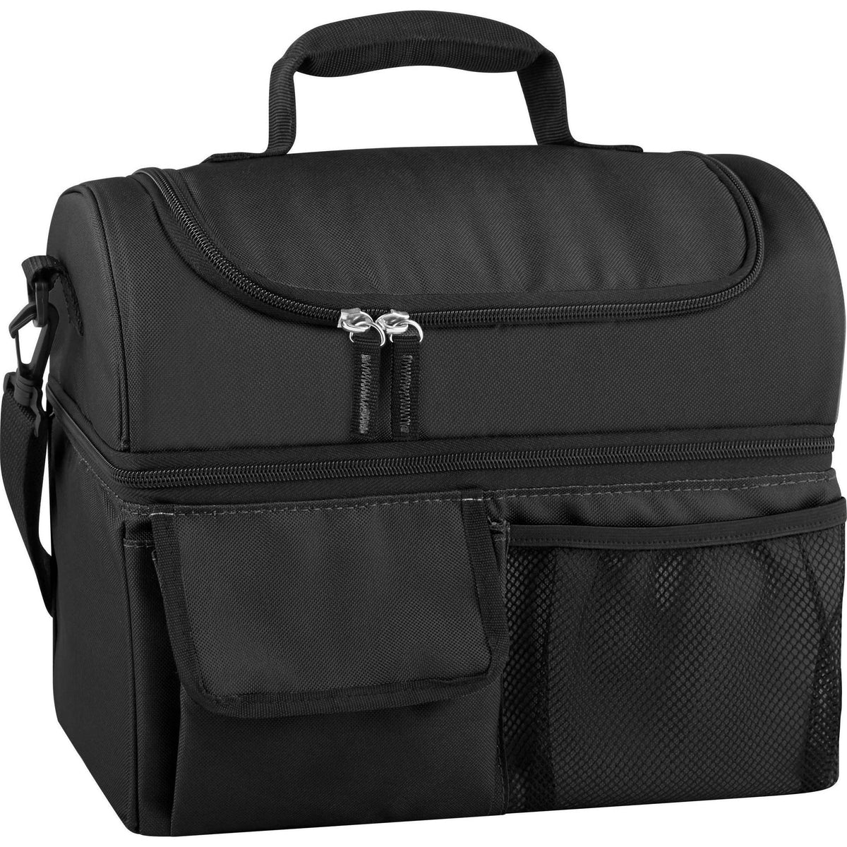 THERMOS Lunch Lugger Cooler dual compartments keep meals organized on the go.