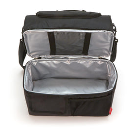 THERMOS Lunch Lugger Cooler insulated design helps maintain temperature during commutes.