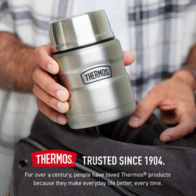 Top-rack dishwasher-safe THERMOS Stainless King for simple cleanup