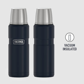 THERMOS twist-pour stopper design enables easy pouring without removing the stopper.
