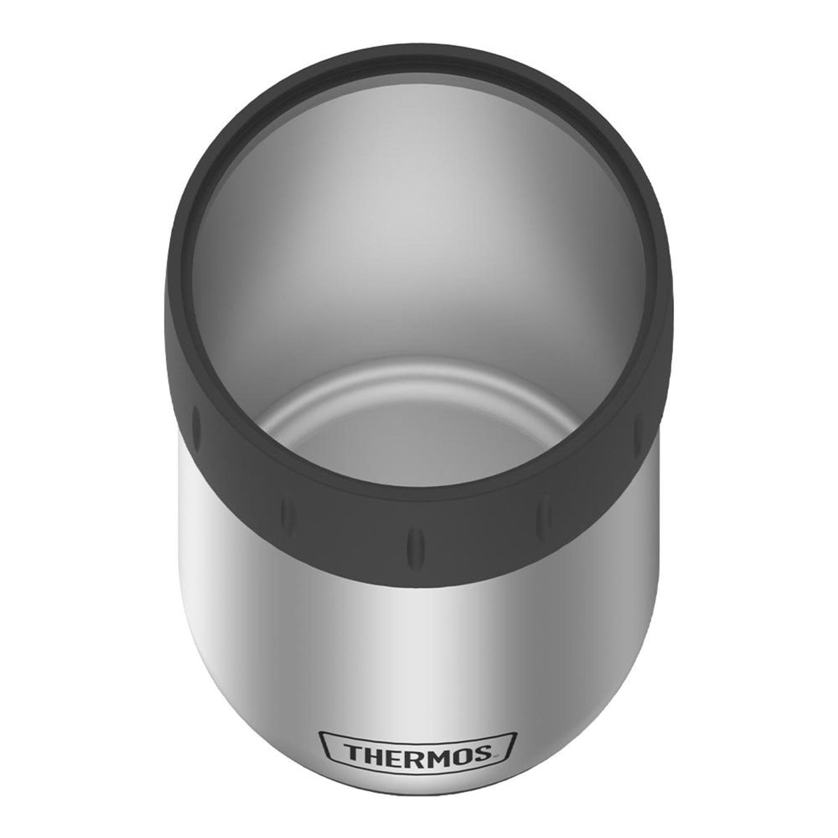 Thermos stainless steel construction shows a durable interior and exterior.