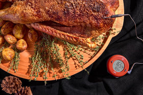 ThermoWorks DOT sits on the counter for easy access
