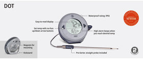ThermoWorks DOT wide temperature range scene for versatile cooking methods.