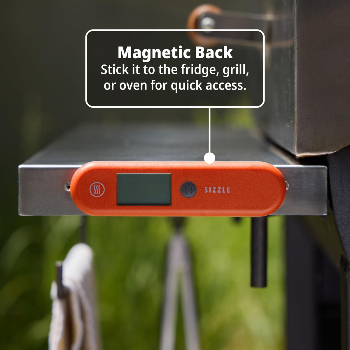 ThermoWorks SIZZLE IP67 waterproof rating keeps it safe in wet kitchens.