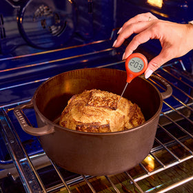 ThermoWorks ThermoPop 2 IP67 waterproof body handles splashes during busy cooking