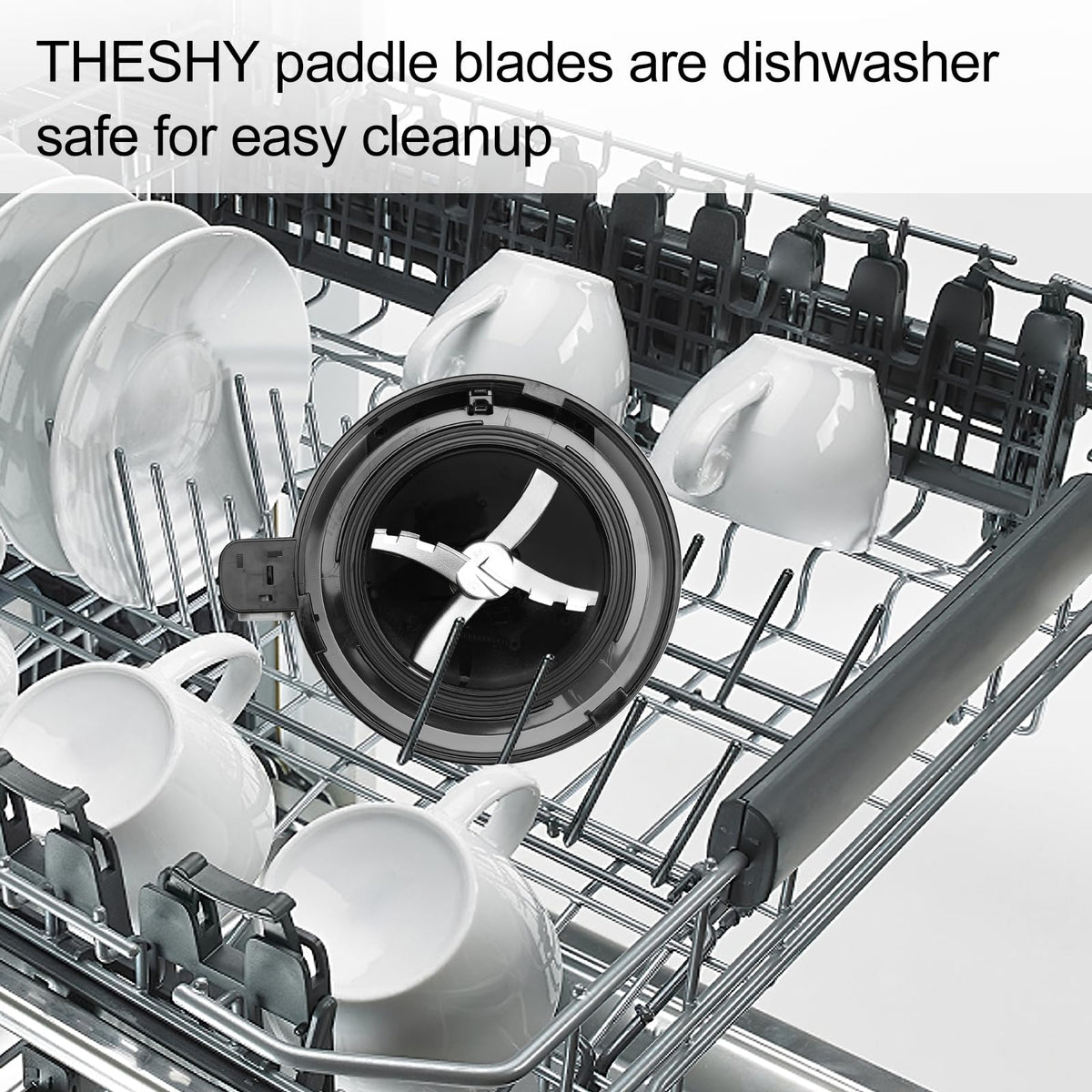 THESHY stainless steel blade offers corrosion resistance for longevity.