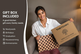 thetchry cutting board measures 20x15 inches for ample workspace