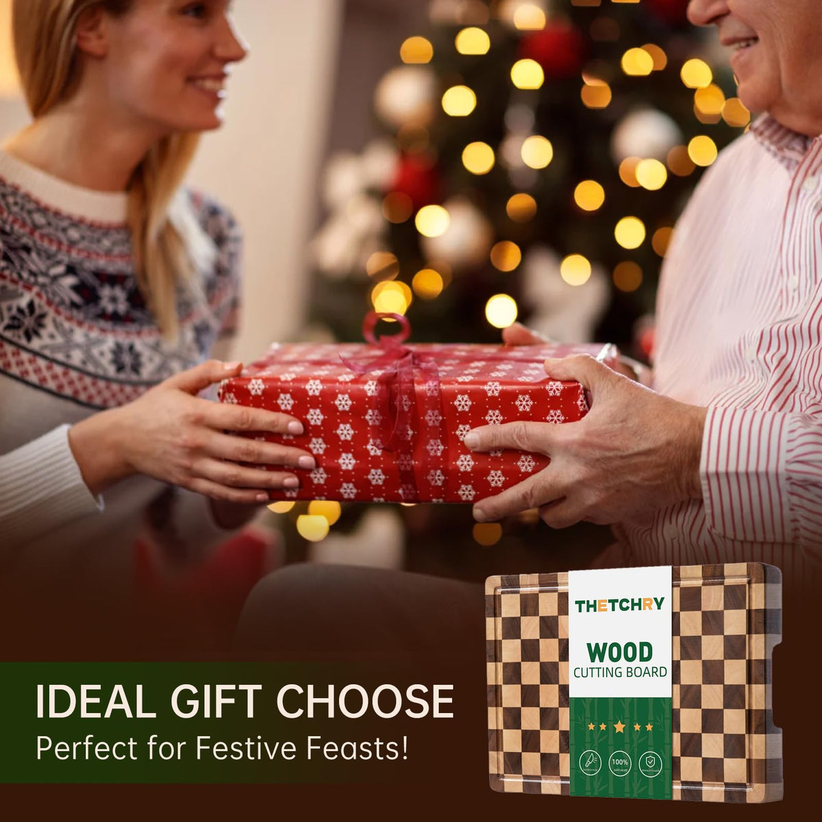 Thetchry gift-box packaging makes it a ready gift.
