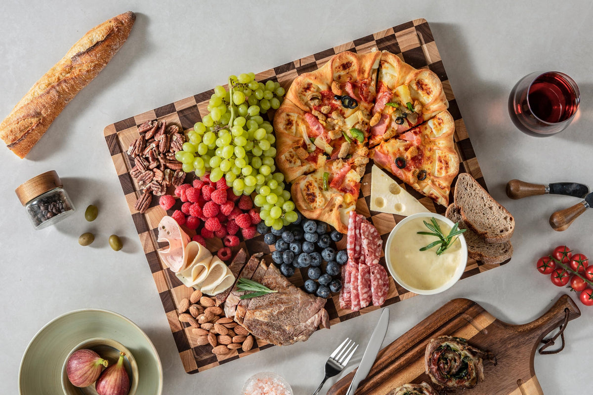 thetchry cutting board non-slip pads keep it steady on countertops