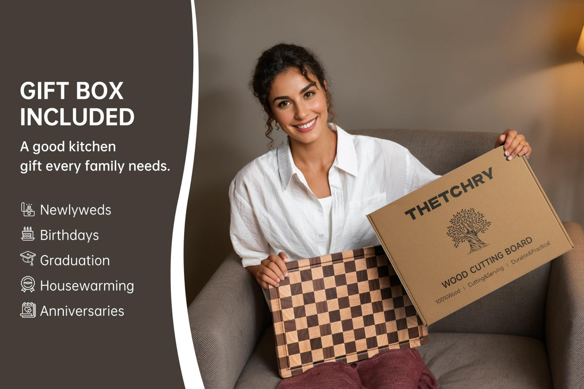 Thetchry backside serves as a versatile serving tray.