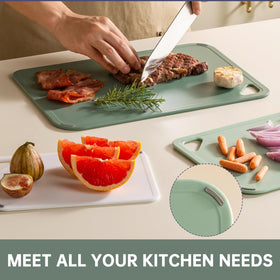 Thetchry cutting board set 3 dishwasher-safe, quick cleanup after meals.