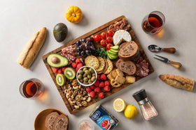 Thetchry walnut cutting board finished with natural beeswax oil
