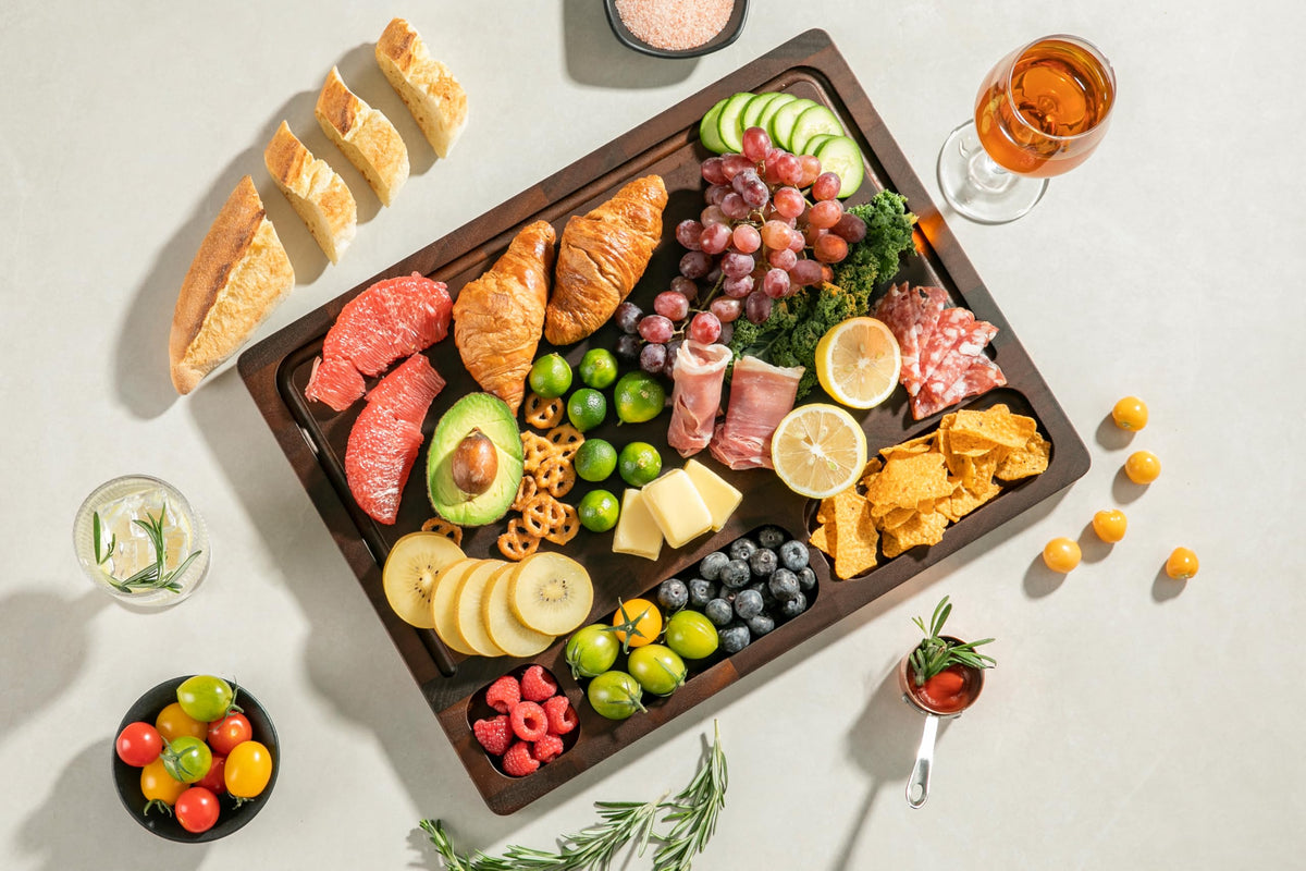 thetchry walnut cutting board double-sided for versatile prep and stylish serving