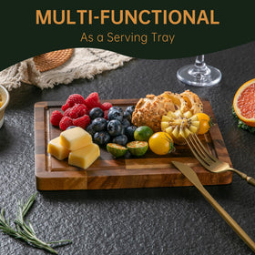 Thetchry cutting board is easy to clean and maintain