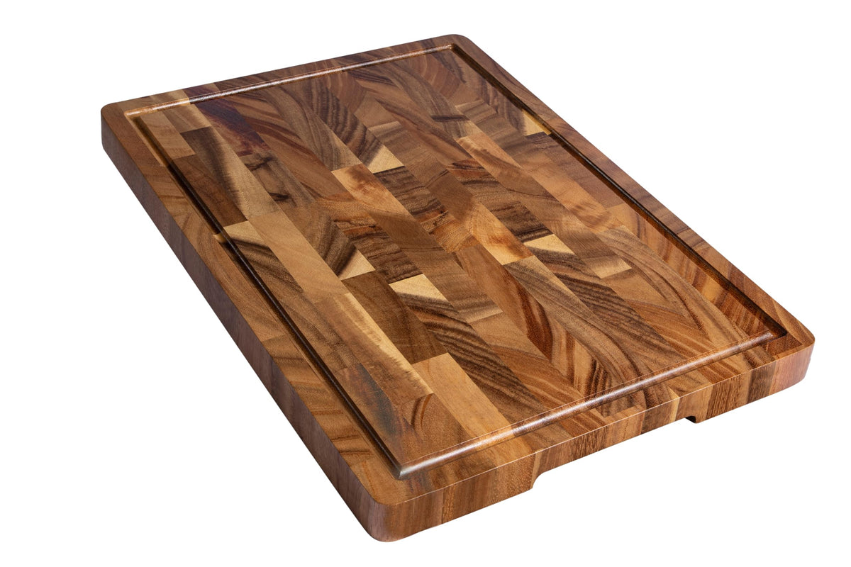 Thetchry walnut cutting board with end-grain durability for heavy chopping