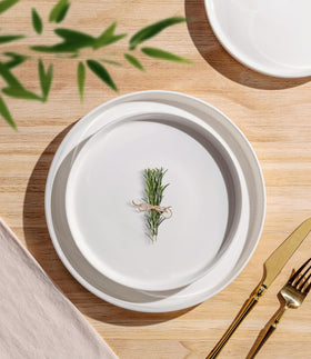 TheTerra 8.25-inch salad plate with craft glaze and versatility.