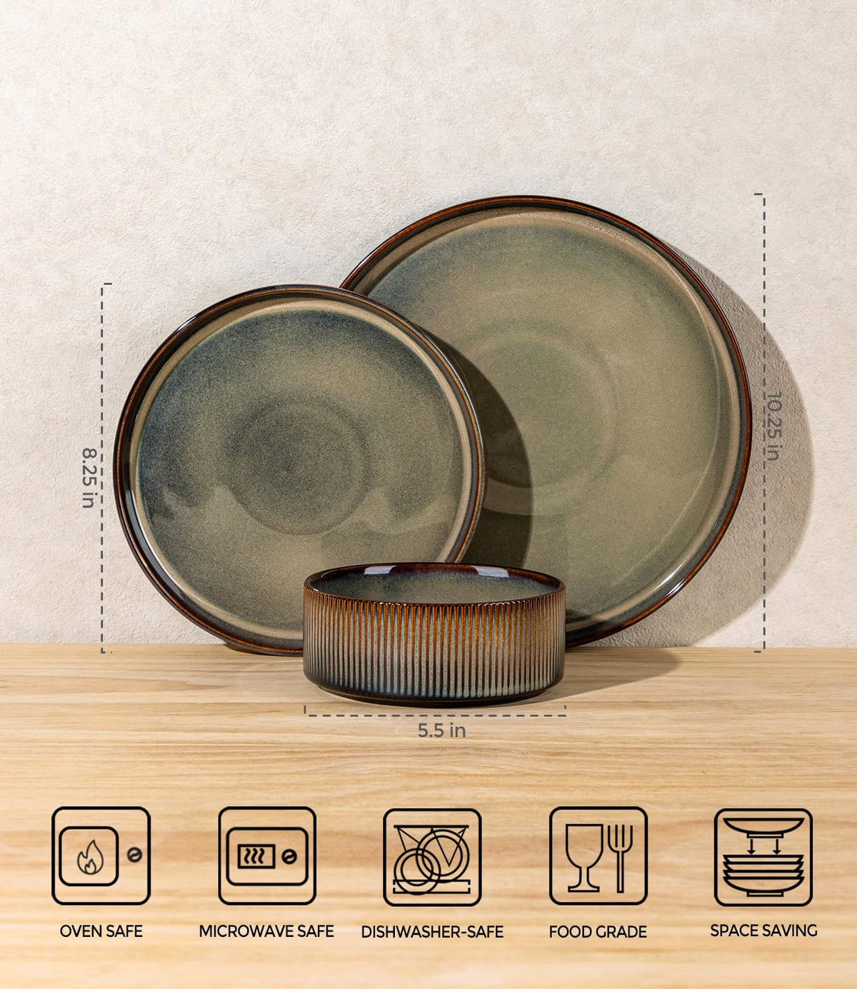 TheTerra Coca Mocha gift-ready dinnerware conveys thoughtful gifting.
