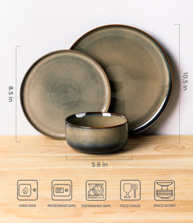 TheTerra dinnerware set makes a thoughtful housewarming gift.