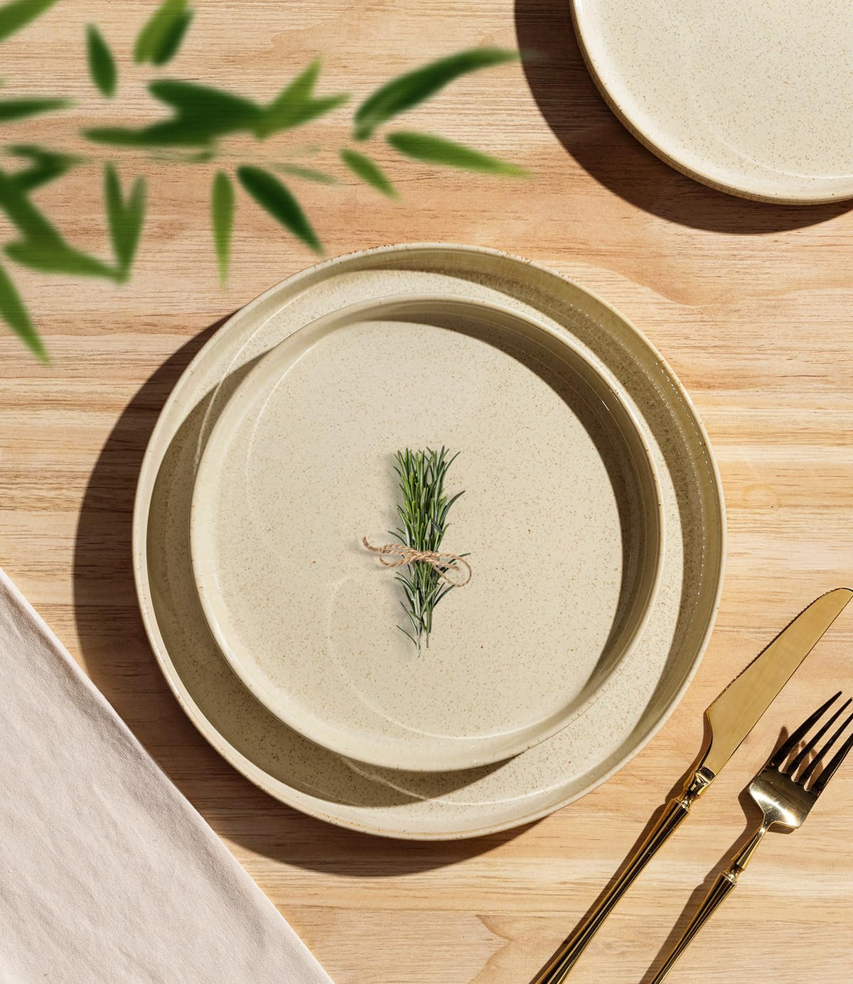 TheTerra salad plate 8.25 inch adds color and easy cleaning to meals
