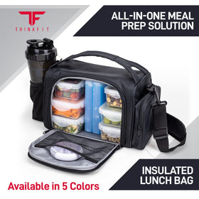 ThinkFit BPA-free container lids seal tightly for freshness.