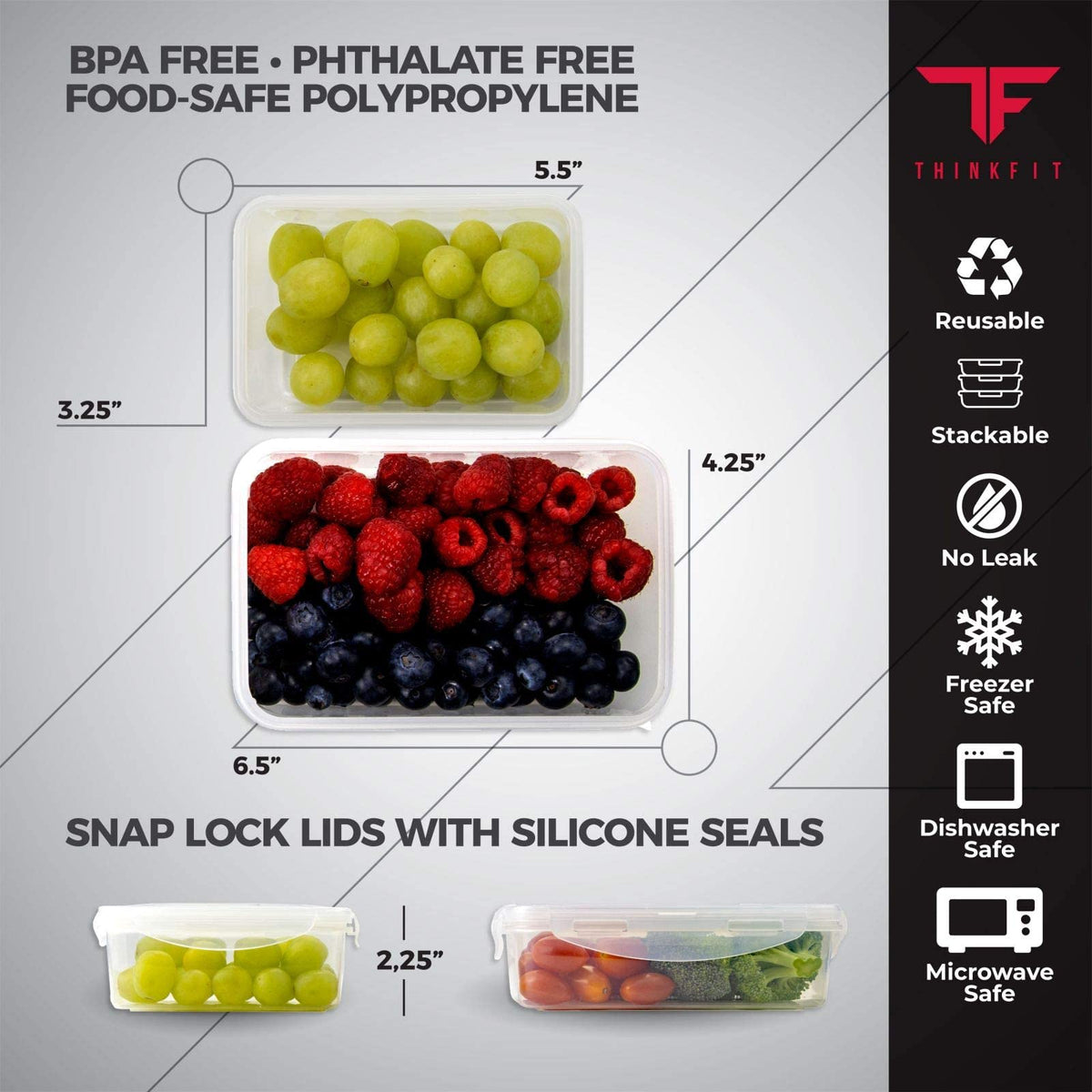 ThinkFit pill organizer keeps daily vitamins organized.