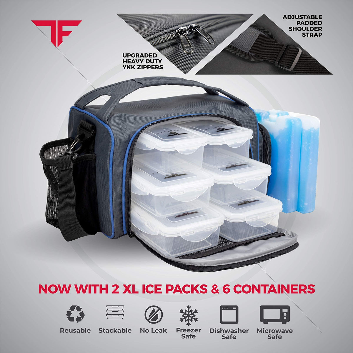 Shaker cup included in ThinkFit lunch bag for quick shakes