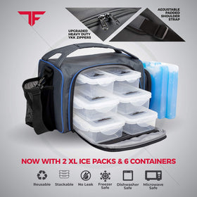Shaker cup included in ThinkFit lunch bag for quick shakes