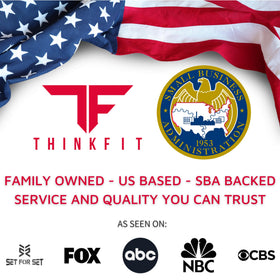 ThinkFit six meal-prep containers showcase portion-controlled meals.