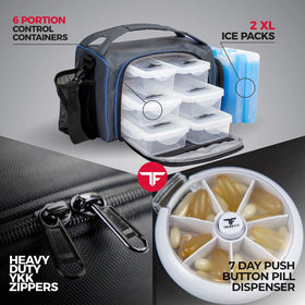 Two XL ice packs maintain temperature during transit